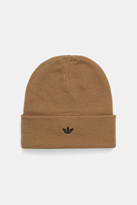 adidas Originals czapka Adicolor Cuff kolor brązowy JW1115