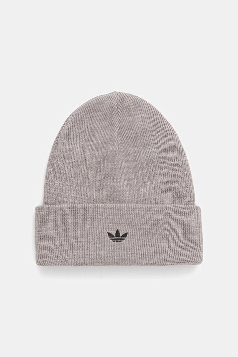 adidas Originals czapka Adicolor Cuff kolor szary JW1116
