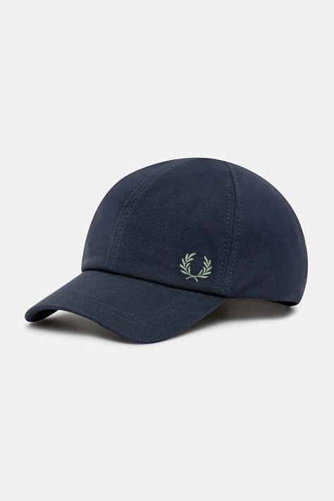 Fred Perry czapka z daszkiem bawełniana kolor granatowy HW6726