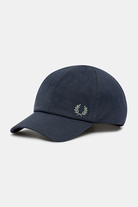 Fred Perry cotton baseball cap navy blue color HW6726