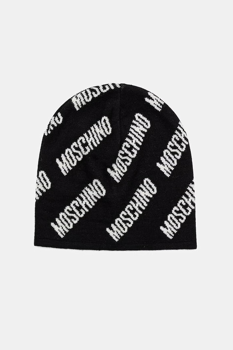 Moschino kapa z dodatkom volne črna M5859 60112