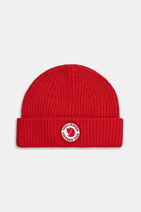 Шапка с добавлением шерсти Fjallraven 1960 Lite цвет красный  F13100234