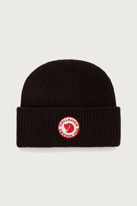 Fjallraven 1960 Logo czapka wełniana brązowa F78142