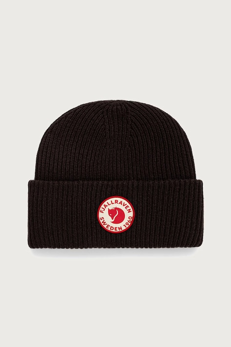 Fjallraven 1960 Logo czapka wełniana brązowa F78142