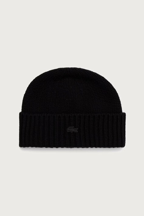Lacoste Beanie kapa od vune crna RB4163