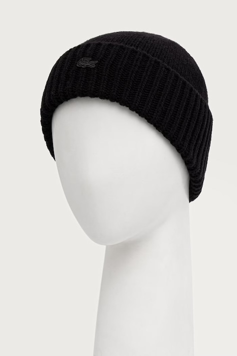Lacoste Beanie kapa od vune crna RB4163