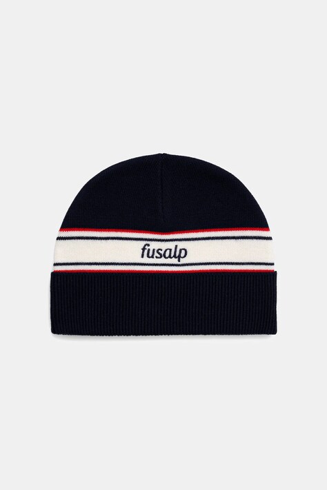 Fusalp czapka z dodatkiem wełny Retro kolor czarny I3714