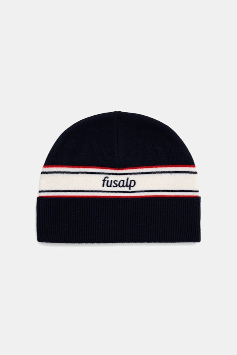 Fusalp czapka z dodatkiem wełny Retro kolor czarny I3714