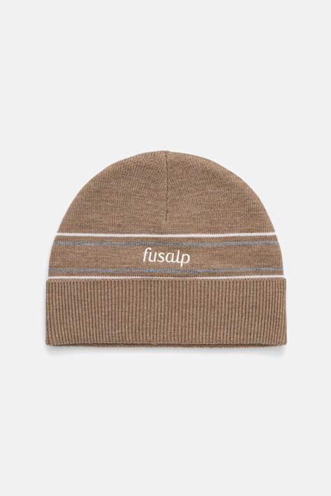 Шапка с добавлением шерсти Fusalp Retro цвет бежевый  I3714