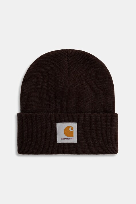 Carhartt WIP czapka Short Watch Hat kolor brązowy I017326.47XX