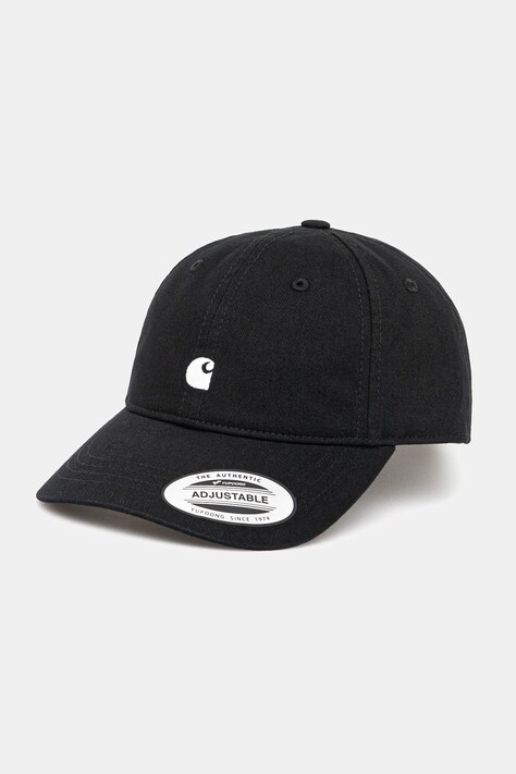 Carhartt WIP czapka z daszkiem bawełniana W' Madison Logo Cap kolor czarny I034606.K02XX