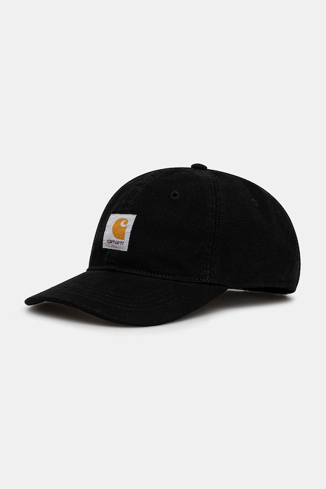 Carhartt WIP czapka z daszkiem bawełniana Selby Canvas Cap kolor czarny I035414.8906