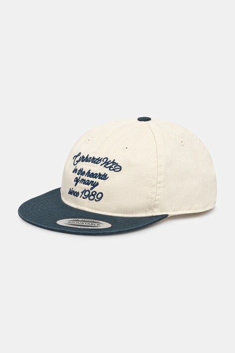 Carhartt WIP czapka z daszkiem bawełniana Alston Cap kolor beżowy I035659.39TXX
