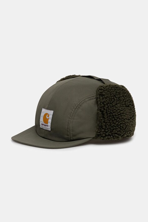 Carhartt WIP czapka z daszkiem Oltera Ear Guard Cap kolor zielony I035409.63XX