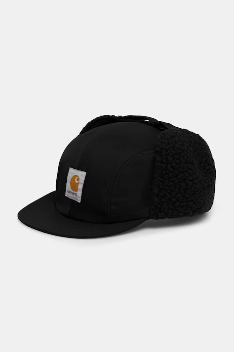 Carhartt WIP czapka z daszkiem Oltera Ear Guard Cap kolor czarny I035409.89XX