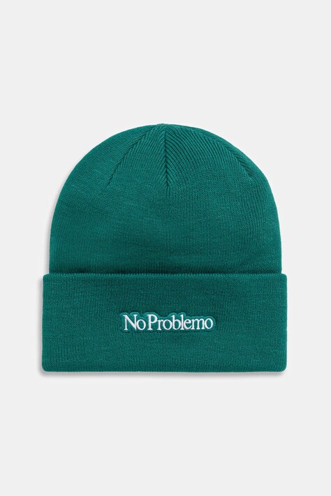 No Problemo czapka Beanie kolor zielony NP9020904
