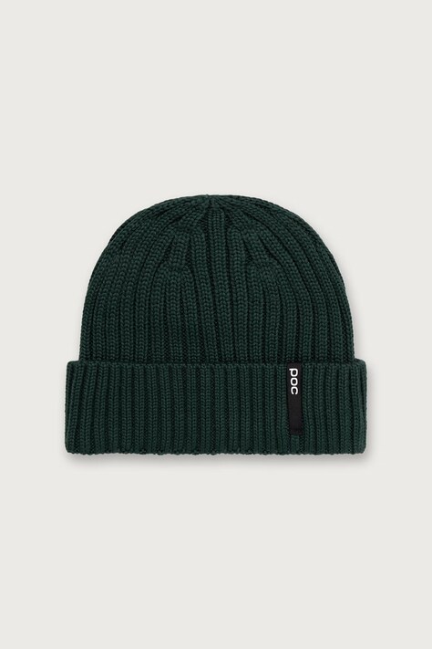 POC Czapka beanie z wełną zielona 64314