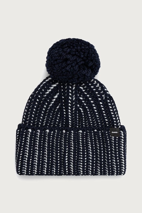 Eisbar Czapka beanie z wełną Ronda Pompon MÜ czarna E30977