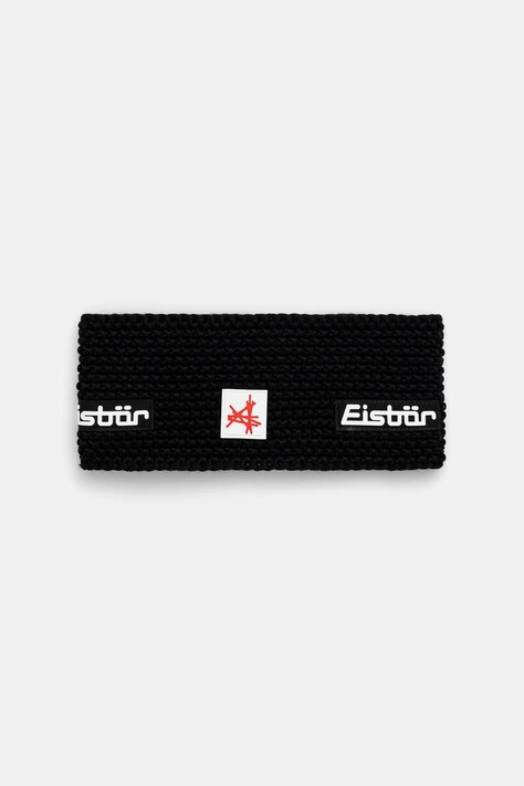 Eisbar opaska z dodatkiem wełny Jamies STB SA kolor czarny E37045