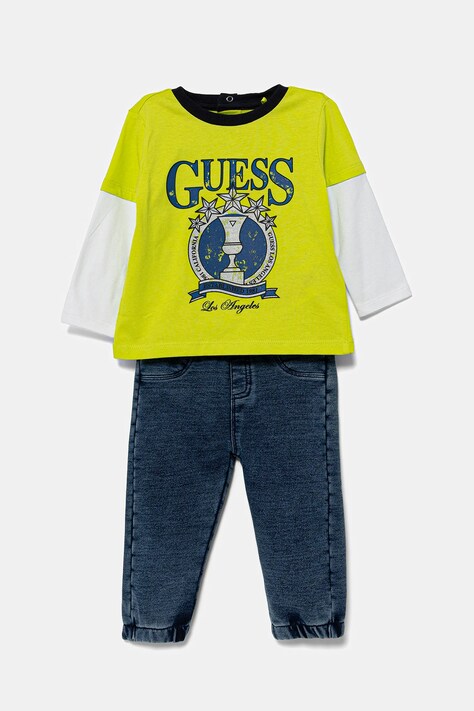 Guess compleu copii culoarea verde, I5YG05 K8HM4