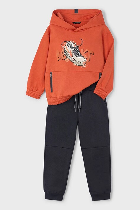 Dětská tepláková souprava Mayoral oranžová barva, 4802