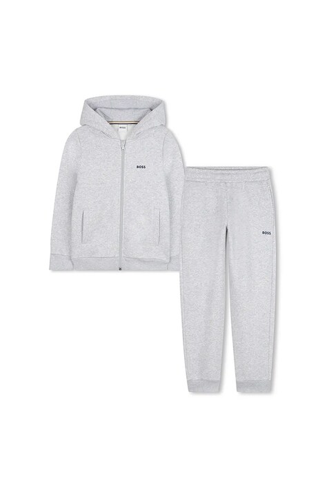 BOSS tuta per bambini colore grigio J52403