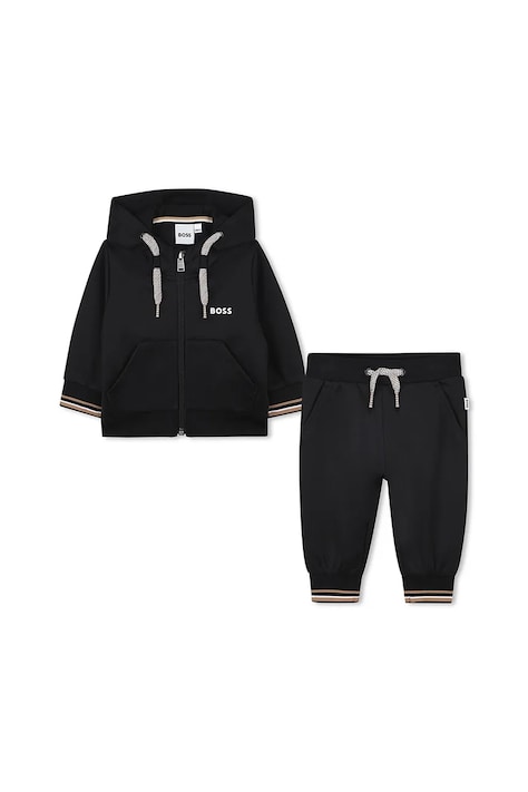 BOSS dres niemowlęcy kolor czarny J52480