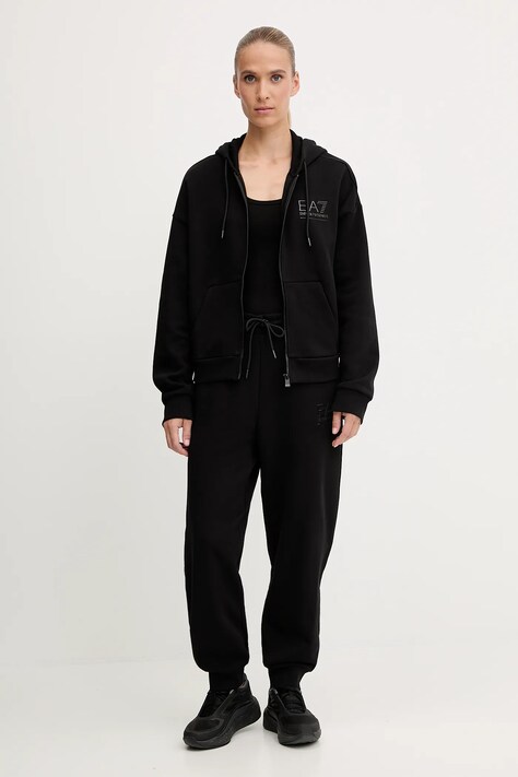 Trenirka EA7 Emporio Armani boja: crna, AF10377-7W000425