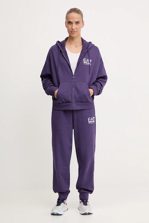 EA7 Emporio Armani trening culoarea violet, AF12473.7W000420