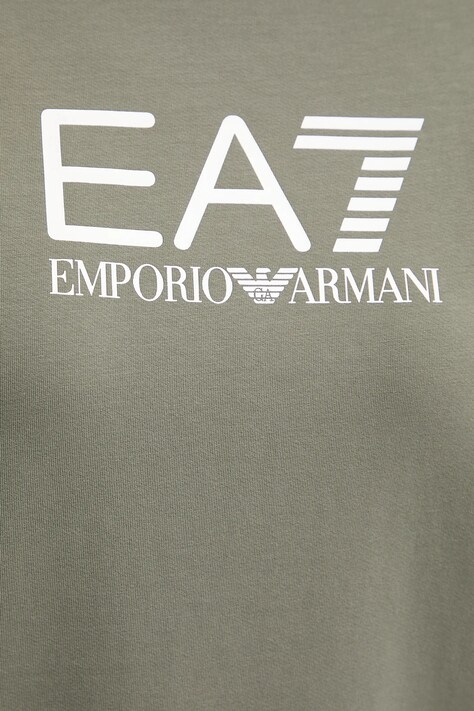 EA7 Emporio Armani трикотажний комплект жіночий бавовняний з еластаном — AW25-DKD009, зелений — фото 6
