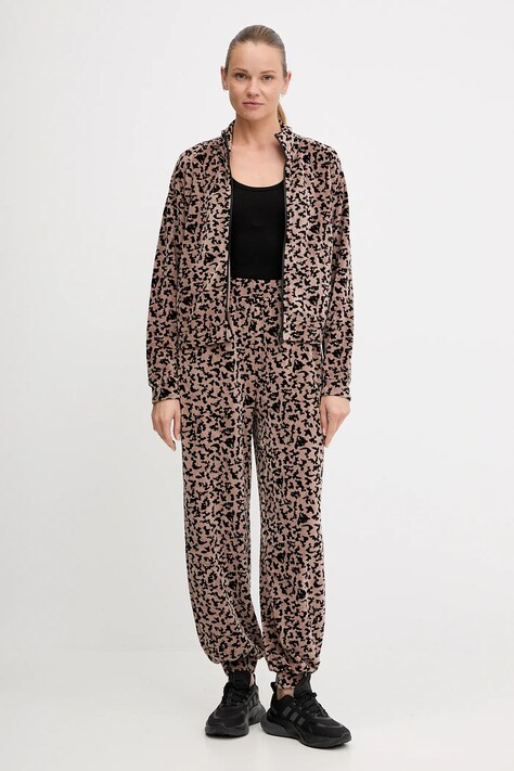 EA7 Emporio Armani dres damski kolor brązowy AF15937.7W000665