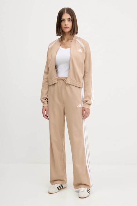 Φόρμα adidas TEAMSPORT χρώμα: μπεζ, JX0529