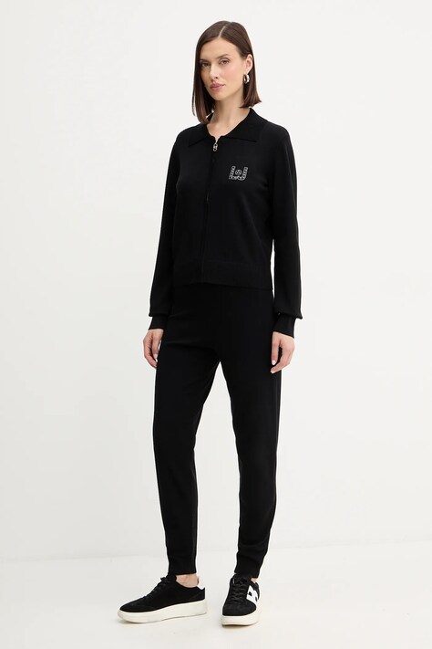 Liu Jo dres damski kolor czarny TF5249.MS63L