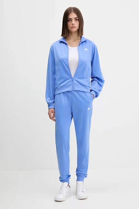 Tepláková souprava adidas Feelcozy dámská, modrá barva, JX0513
