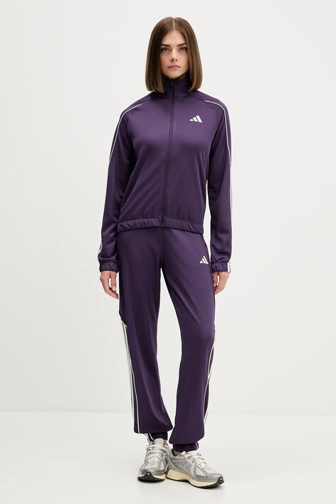 adidas tuta da ginnastica Stadium donna colore violetto JX1804