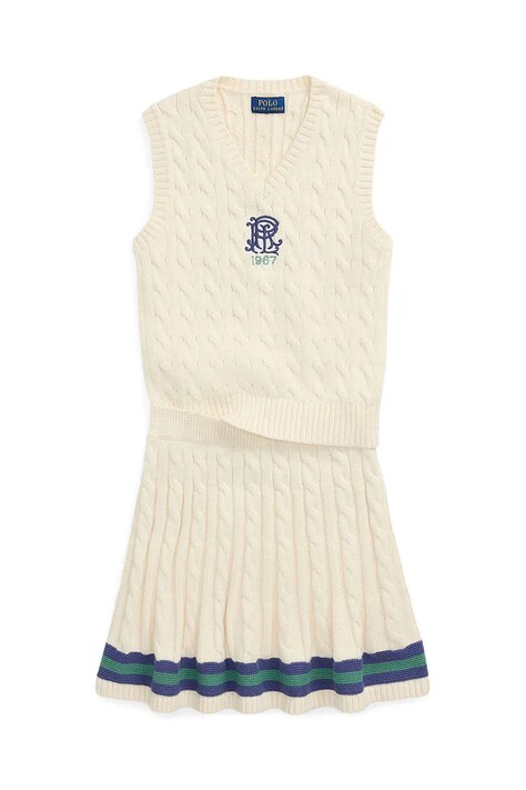 Polo Ralph Lauren compleu culoarea alb, 313970674001