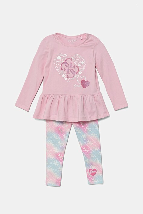 Guess set per bambini colore rosa A5YG04 K6YW4