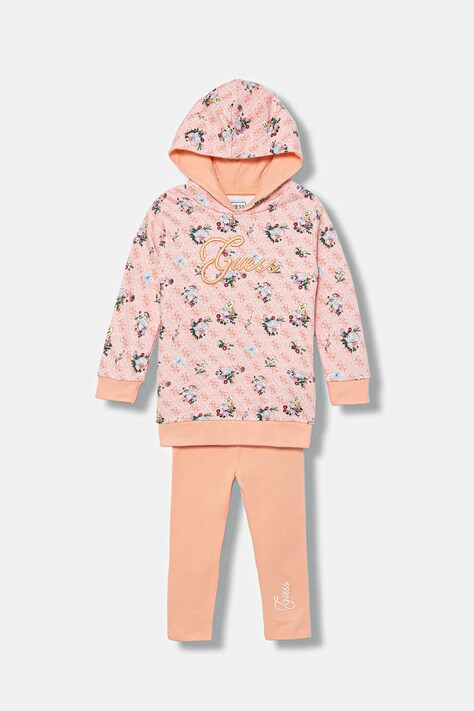 Guess komplet dziecięcy kolor pomarańczowy K5YG03 KA6R4
