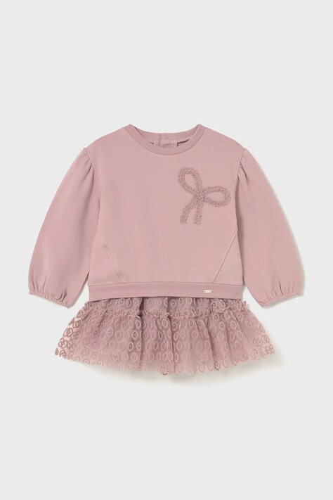Mayoral compleu bebe culoarea roz, 2923
