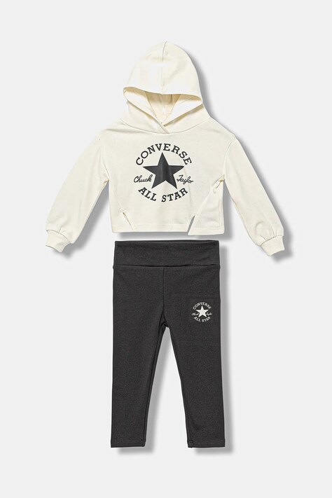 Converse komplet dresowy dziecięcy kolor beżowy 1CH580