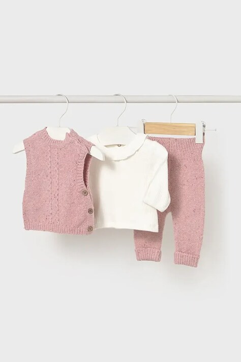 Mayoral Newborn compleu bebe culoarea roz, 2709