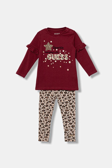 Комплект для немовлят Guess 2-pack колір бордовий A5BG02 J1314