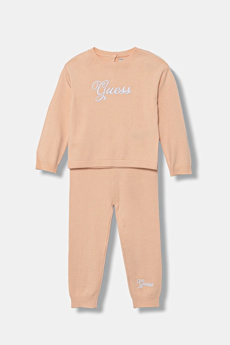 Guess set de trening pentru bebeluși 2-pack culoarea portocaliu, A5BG07 Z2V42