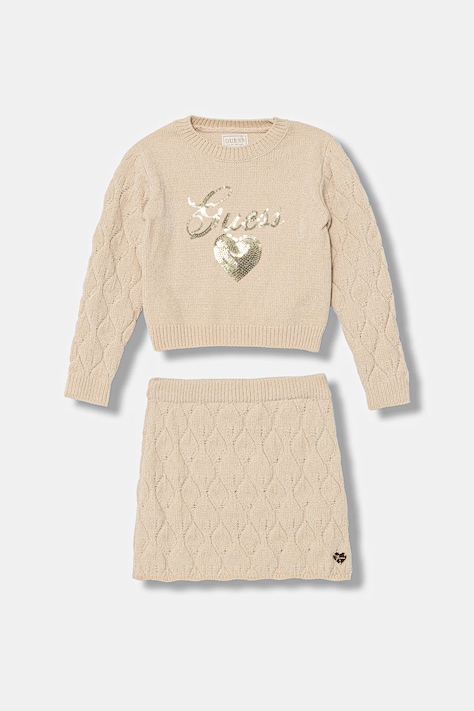 Dětská souprava Guess béžová barva, K5BG01 Z3OC0