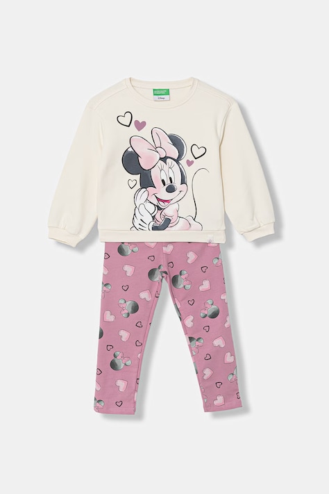 United Colors of Benetton compleu copii 2-pack culoarea bej, 3LEJGK00T