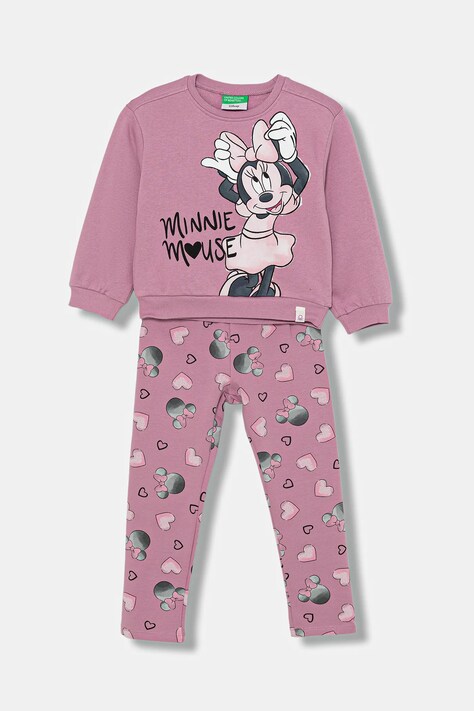 United Colors of Benetton komplet dziecięcy 2-pack kolor fioletowy 3LEJGK00T