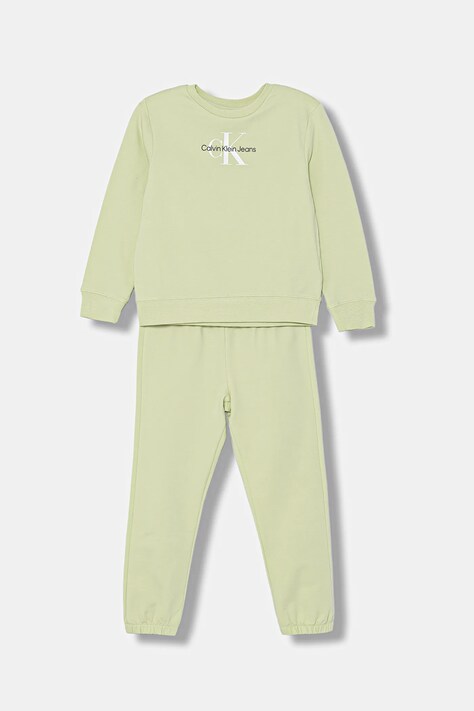 Calvin Klein Jeans dres dziecięcy kolor zielony IN0IN00017