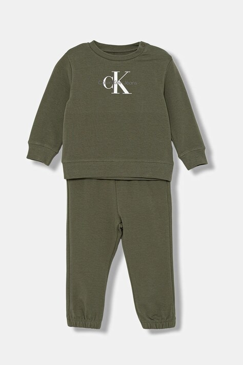 Calvin Klein Jeans dres dziecięcy kolor zielony IN0IN00017