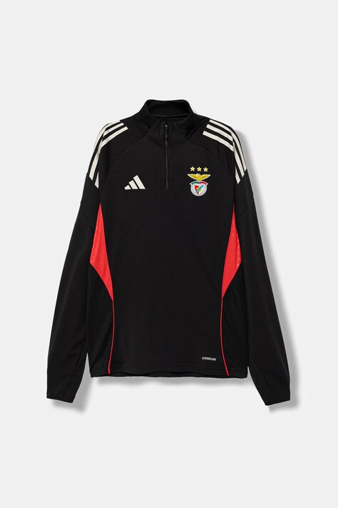 adidas Performance bluza dziecięca SL Benfica kolor czarny z nadrukiem JM1217