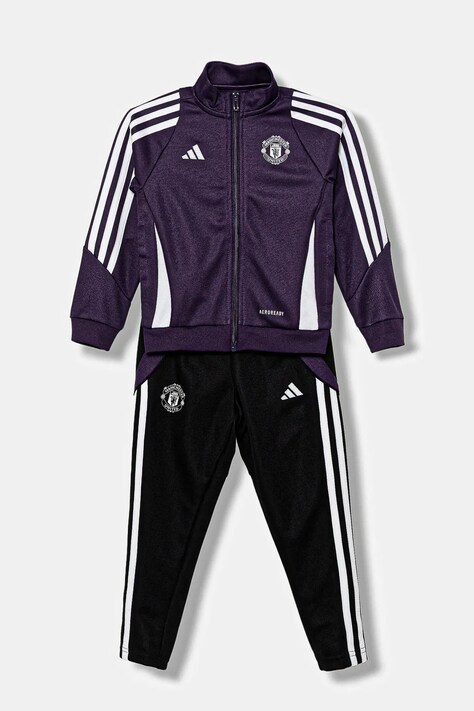 Детски анцуг adidas Performance Manchester United в лилаво JN9683